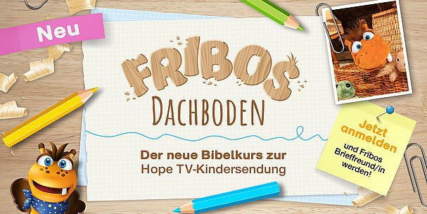 Neuer Kinder-Bibelkurs "Fribos Dachboden"